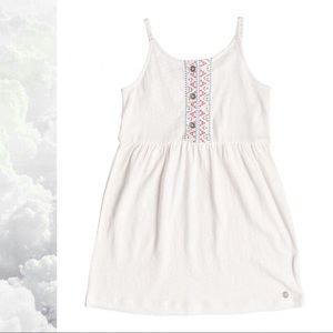 🌕 SOLD. 🥥 Roxy Reach-Up Above Embroidered Dress